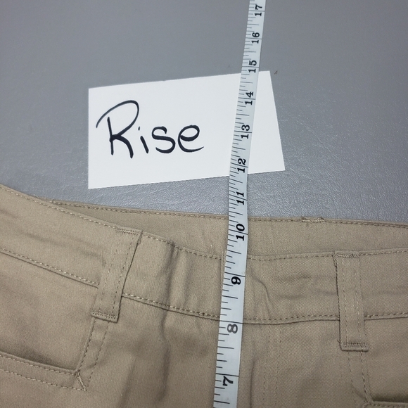 classroom uniforms juniors khaki tan straight leg pants juniors size 5/6 - Picture 9 of 12